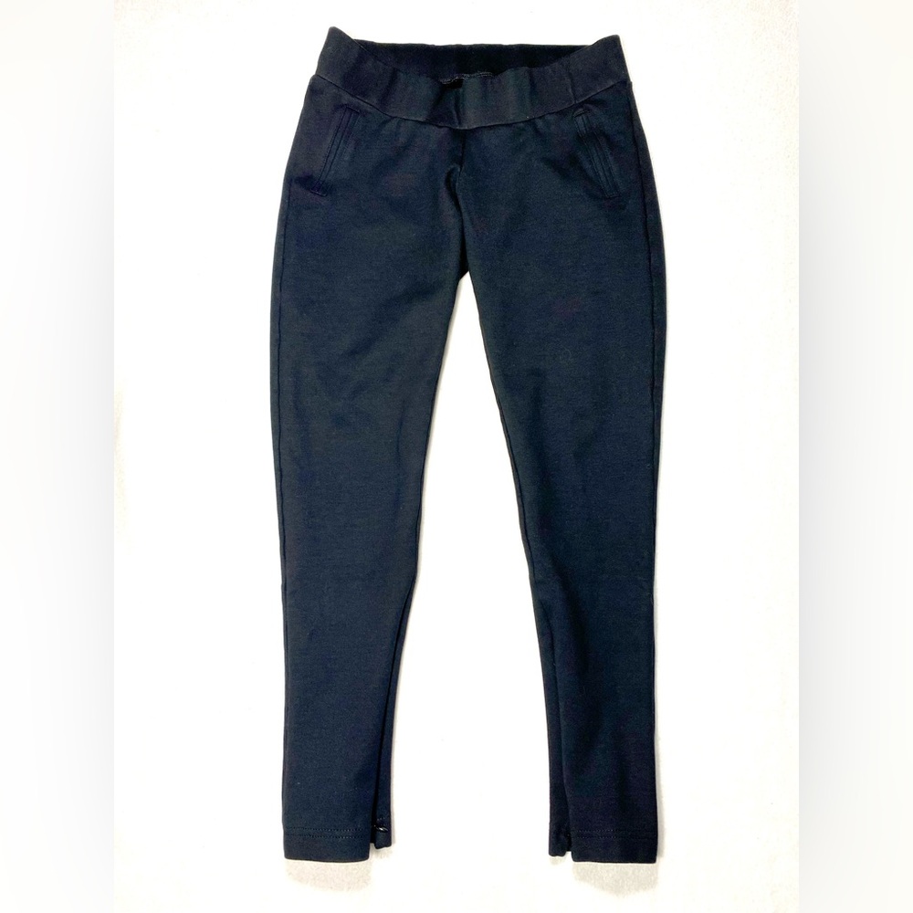 GAP Maternity Black Wide Waistband Pull On Cotton/Spandex Pants Size XS #1454